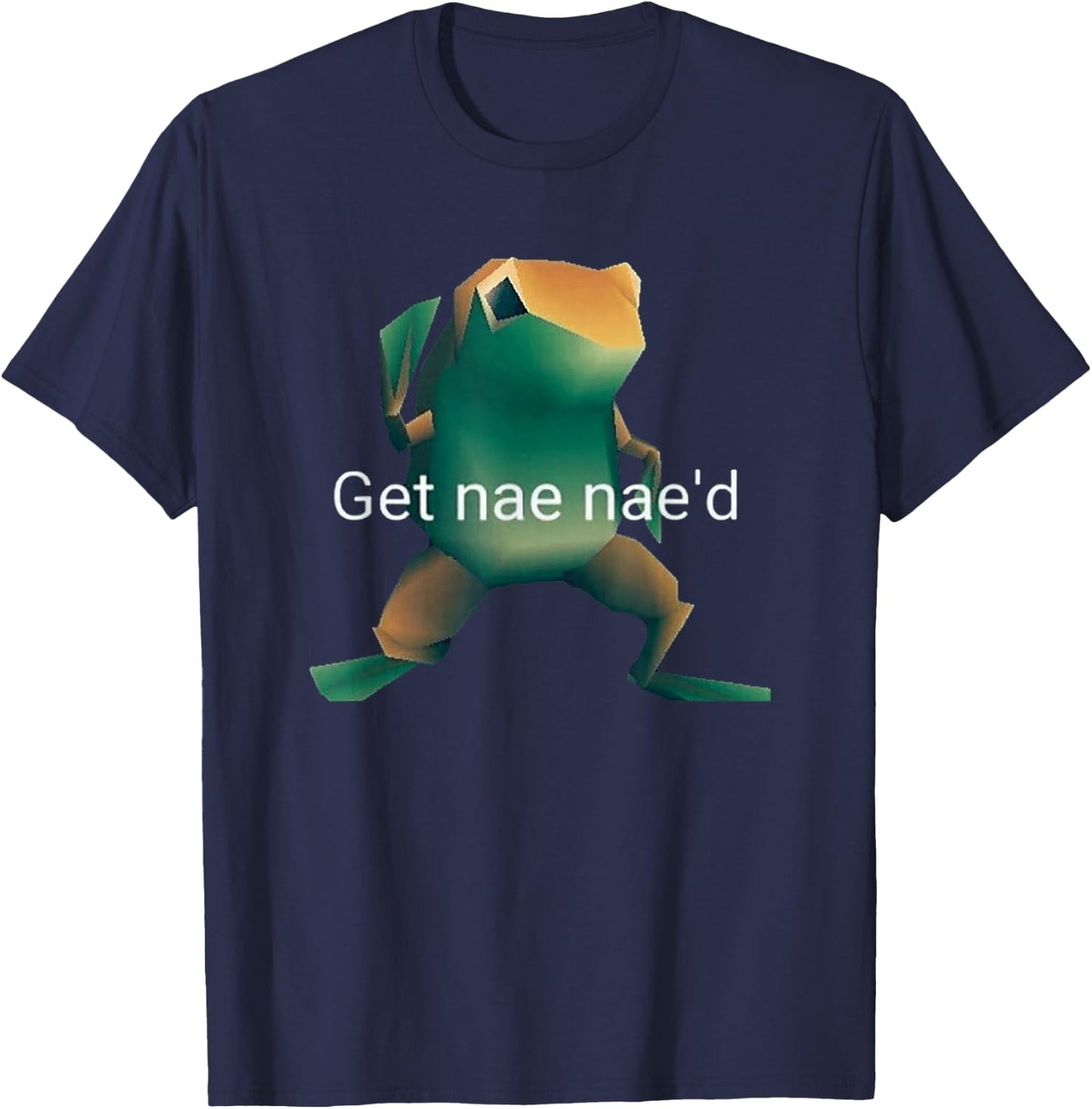Get Nae Nae'd Meme Dancing Frog T-Shirt - T-Shirt | Navy
