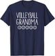 Cute Volleyball Grandma Shirt Sports Shirt T-Shirt - T-Shirt | Navy