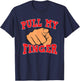 Funny Old Man Pull My Finger Classic Joke T-Shirt - T-Shirt | Navy