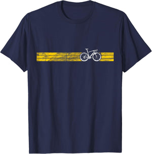 Yellow Winners Funny Bike Racing Pelotons Cyclists Cycling T-Shirt - T-Shirt | Navy