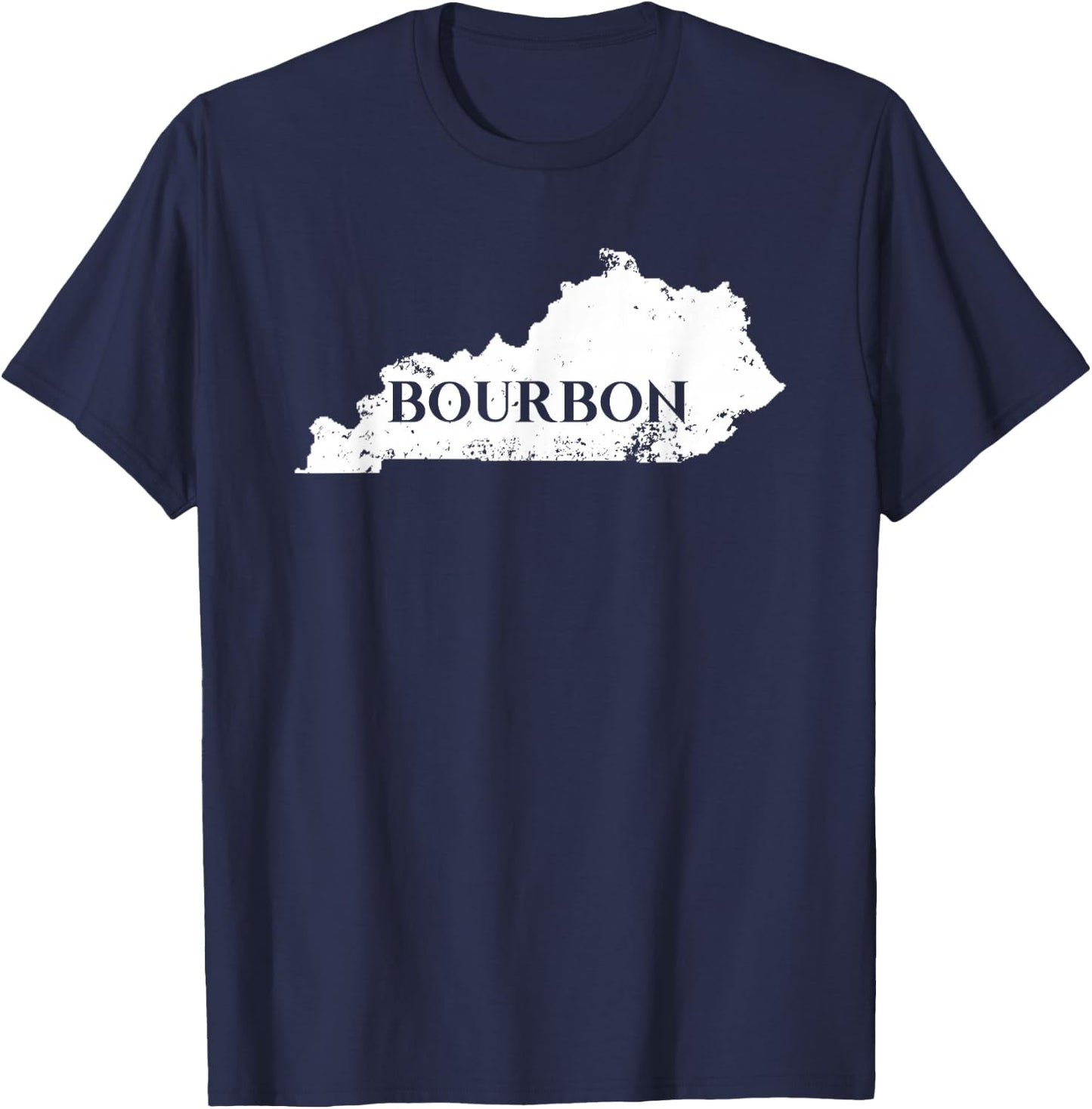 Kentucky Bourbon KY State Home Smooth Drink T-Shirt - T-Shirt | Navy