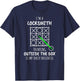 Funny Locksmith T-Shirt - T-Shirt | Navy