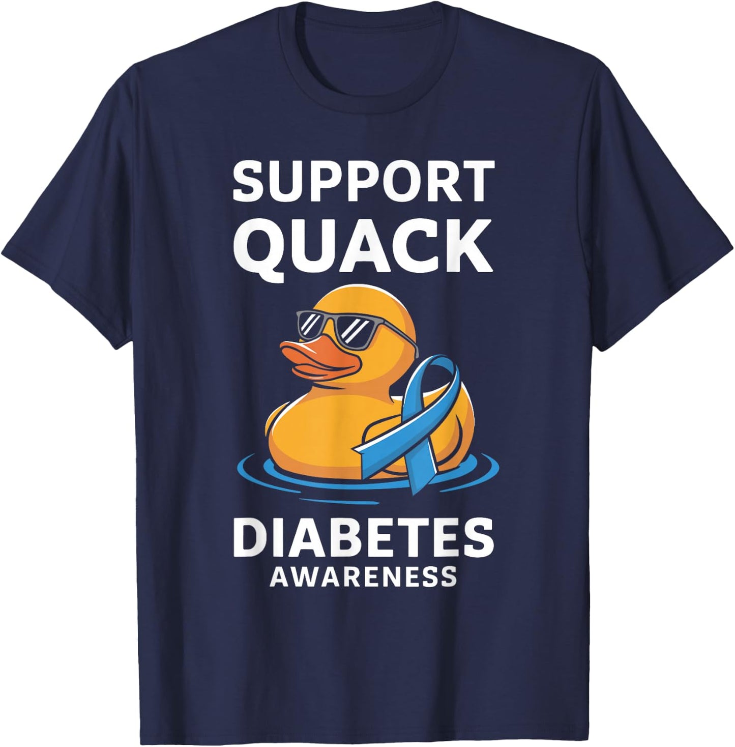 Duck Diabetes T-Shirt - T-Shirt | Navy