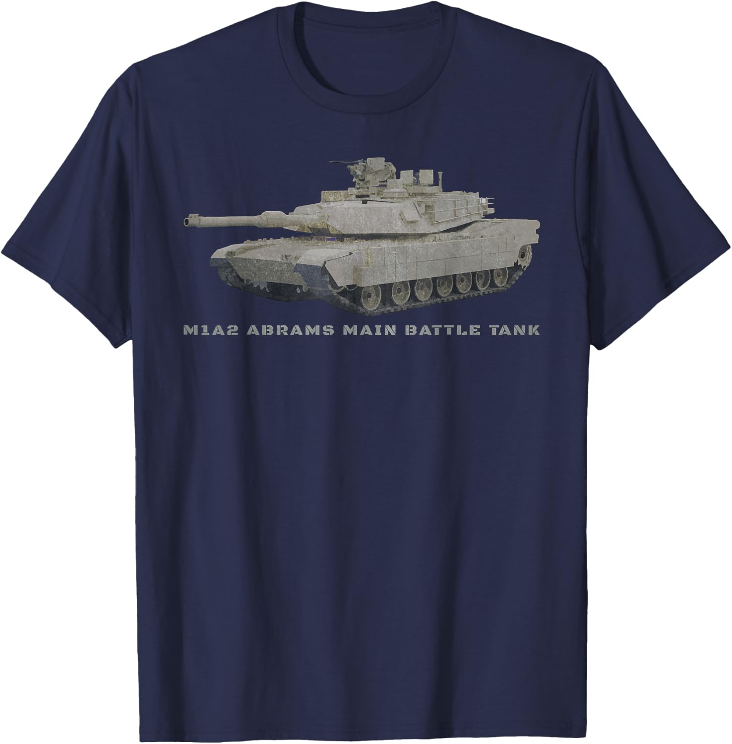 M1A2 Abrams Battle Tank T Shirt Gift T-Shirt - T-Shirt | Navy