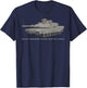 M1A2 Abrams Battle Tank T Shirt Gift T-Shirt - T-Shirt | Navy