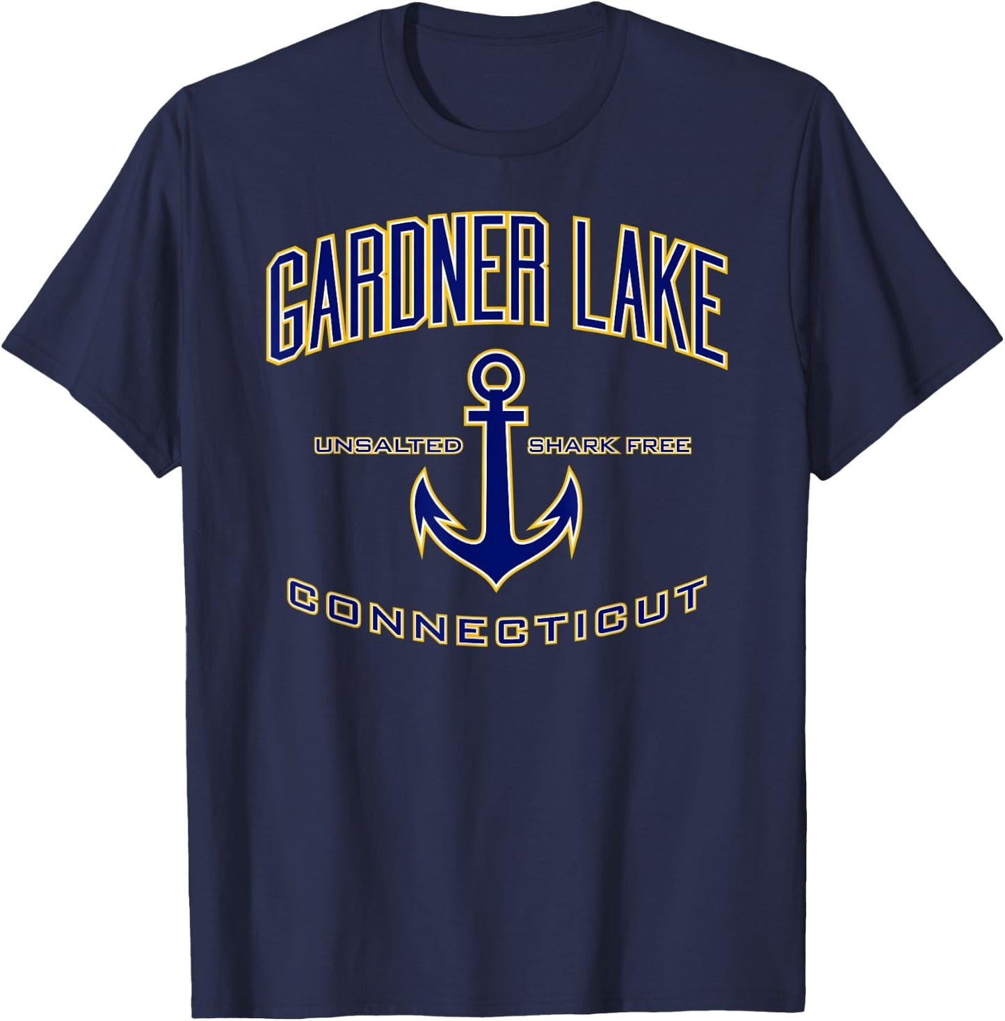 Gardner Lake Shirt , Men, Girls & Boys T-Shirt - T-Shirt | Navy