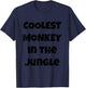 Coolest Monkey in the Jungle T-Shirt - T-Shirt | Navy