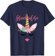 Grandmacorn Unicorn Grandma T-Shirt - T-Shirt | Navy