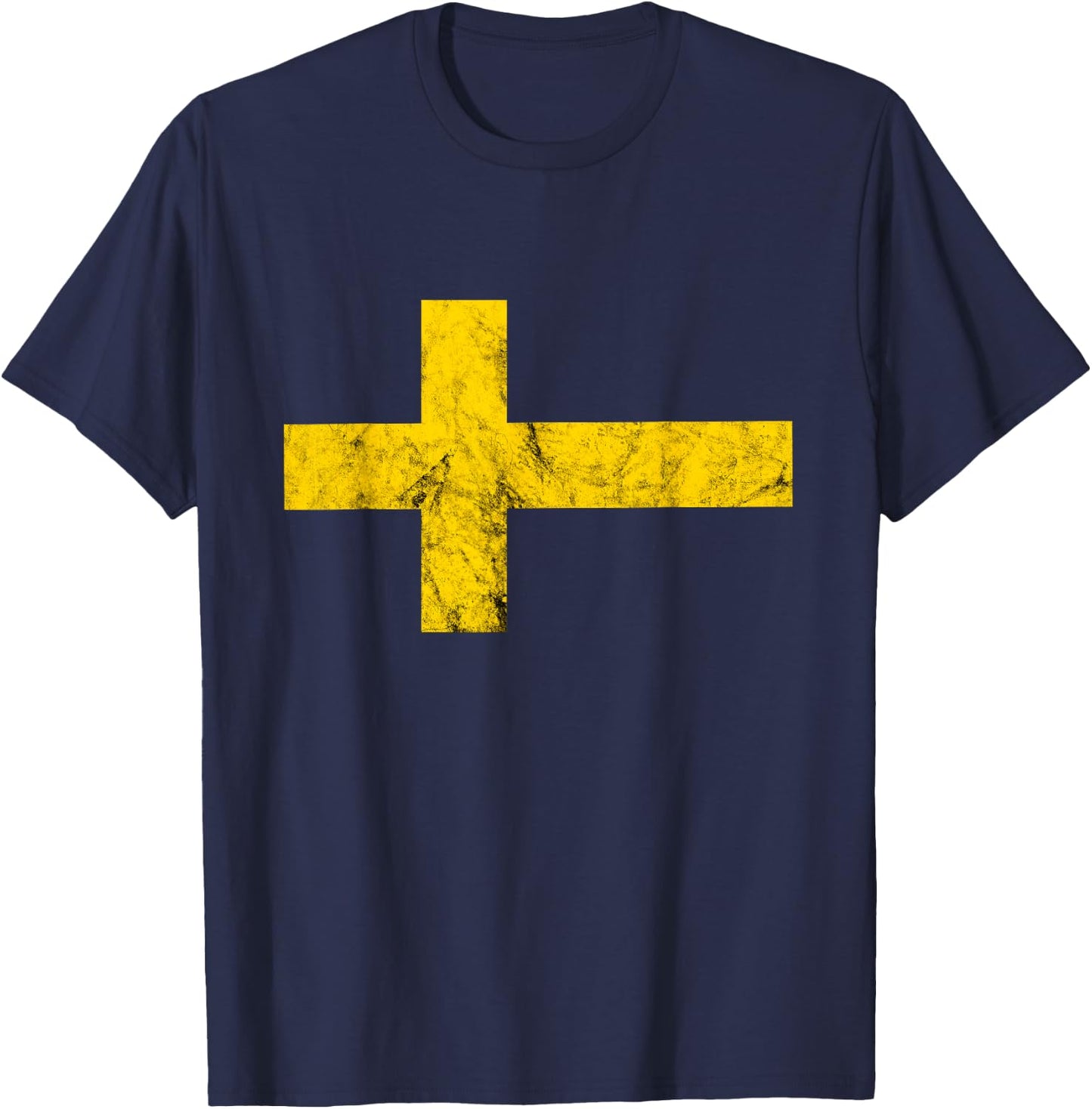 Sweden Colors Swedish Flag Pride Sverige Swede Costume T-Shirt - T-Shirt | Navy