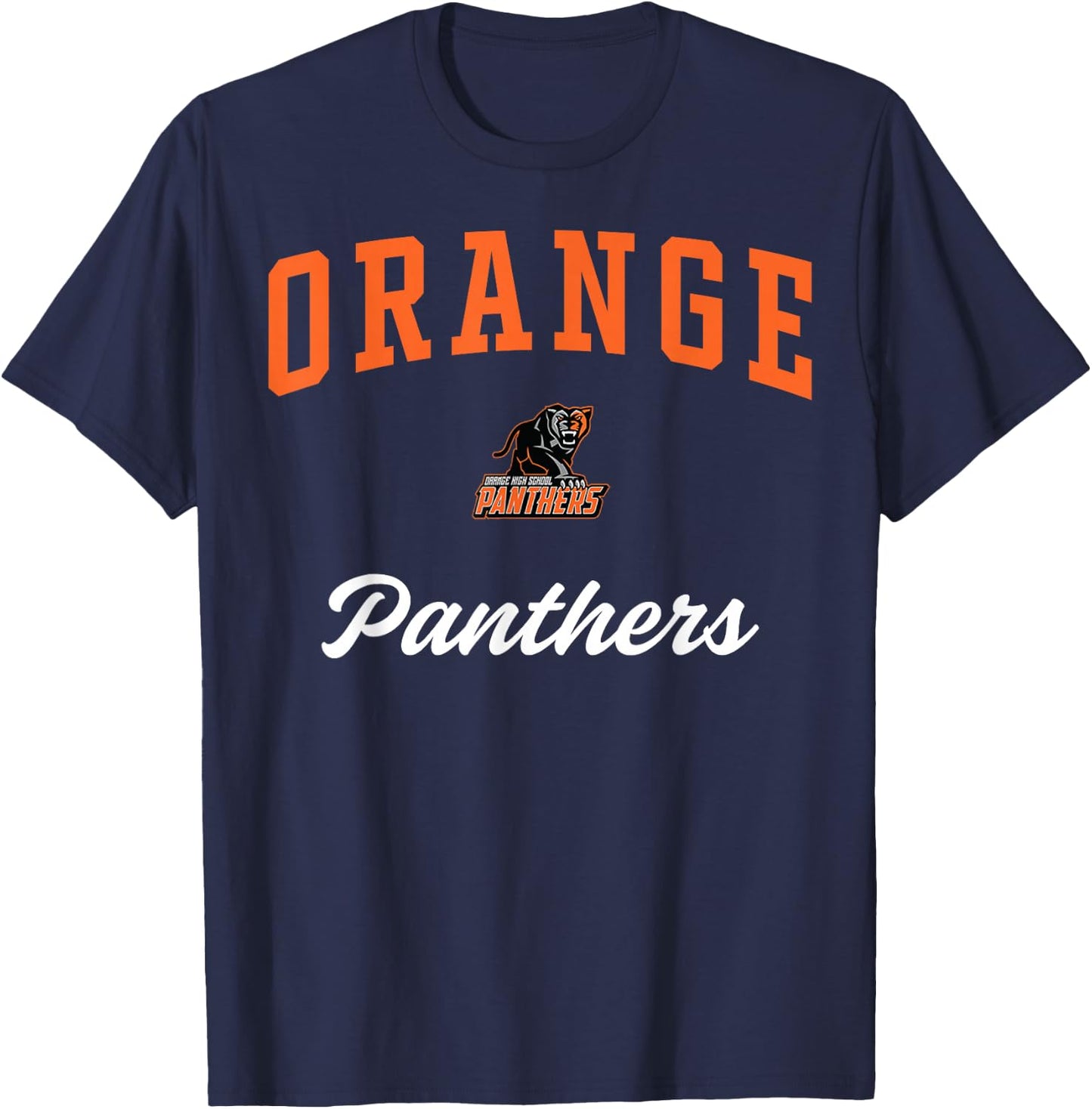 Orange High School Panthers C3 T-Shirt - T-Shirt | Navy