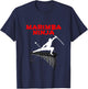 Marimba Ninja Marching Band | Funny Percussion Shirt T-Shirt - T-Shirt | Navy
