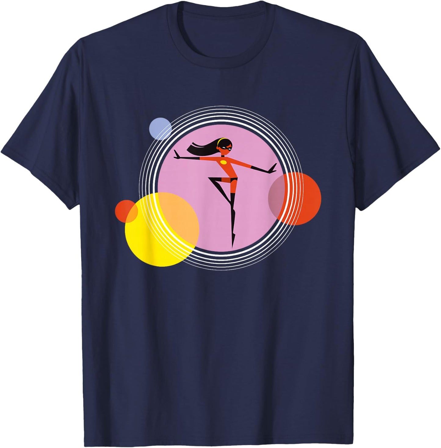 Disney Pixar Incredibles Violet Parr Mid Mod T-Shirt - T-Shirt | Navy