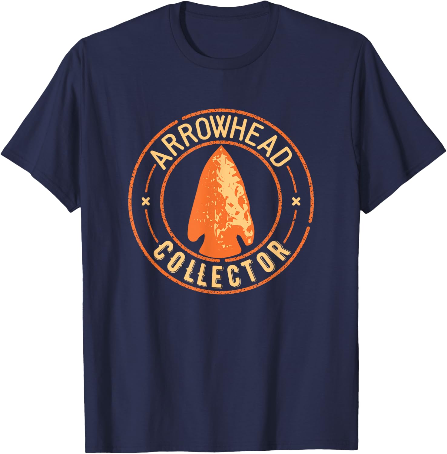 Arrowhead Collector Cute Arrowhead Hunting Gift T-Shirt - T-Shirt | Navy