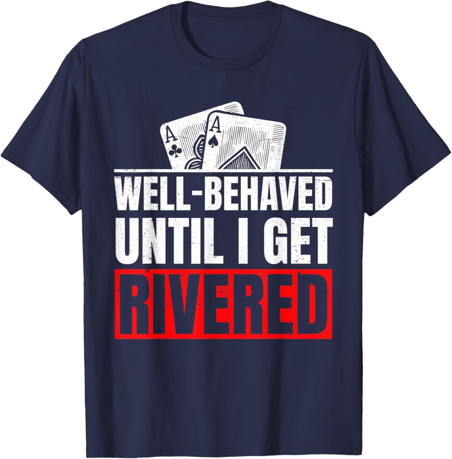 Funny Poker Player T-Shirt - T-Shirt | Navy