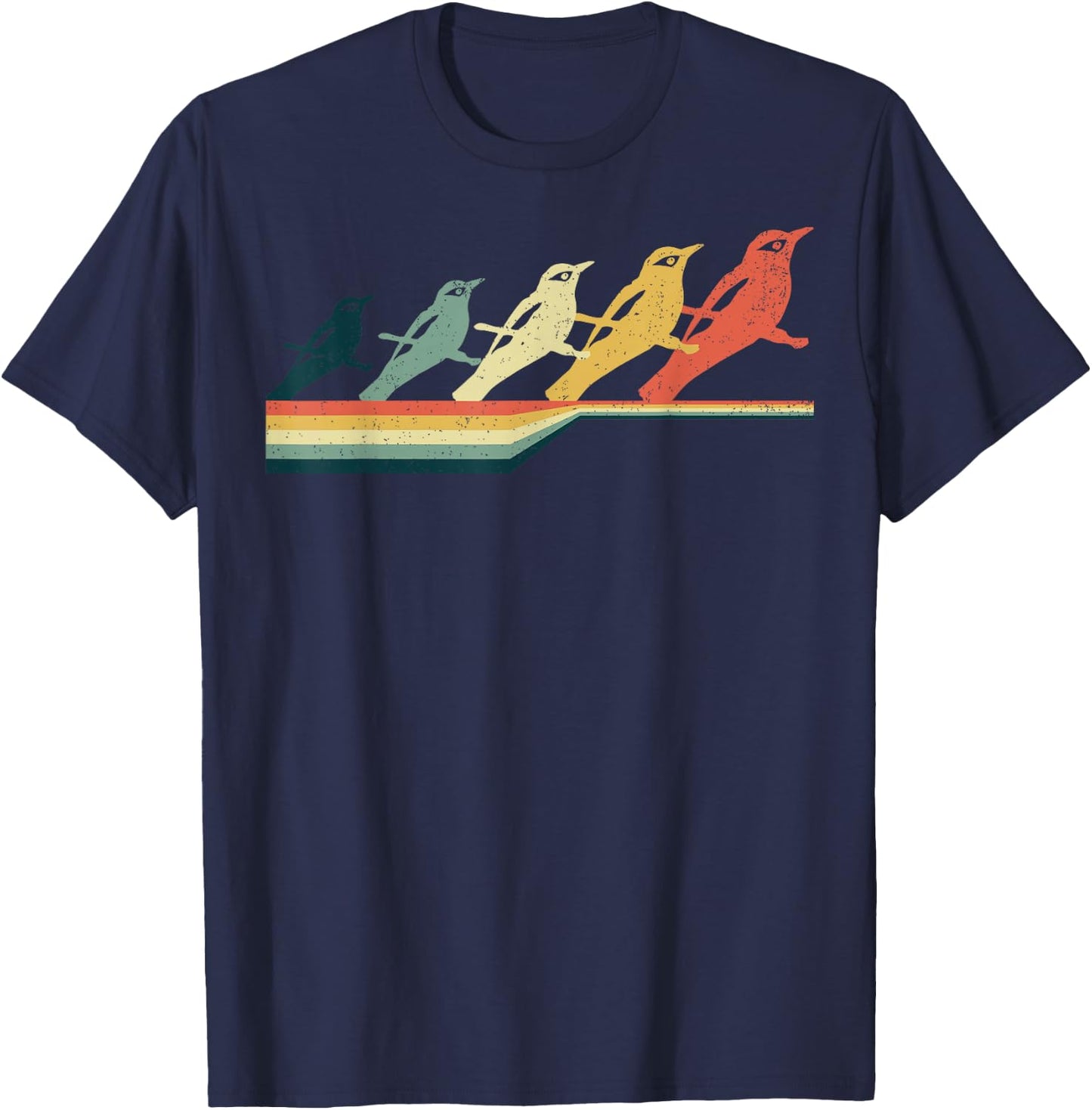 BALTIMORE ORIOLE , Vintage Retro Style T-Shirt - T-Shirt | Navy