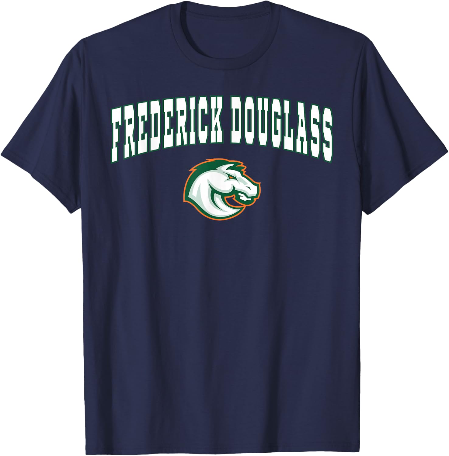 Frederick Douglass High School Broncos T-Shirt - T-Shirt | Navy