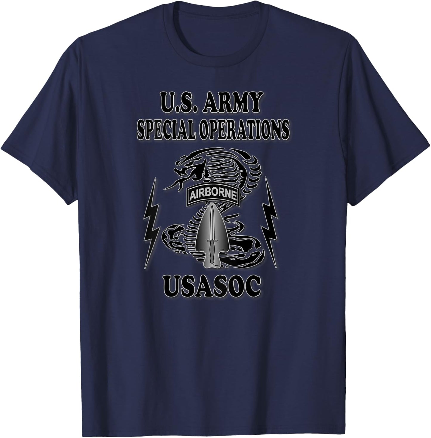 U.S. Army Special Operations (USASOC) (Back) T-Shirt - T-Shirt | Navy