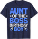 Aunt Of The Boss Birthday Party Outfit Like A Boss Aunt T-Shirt - T-Shirt | Navy