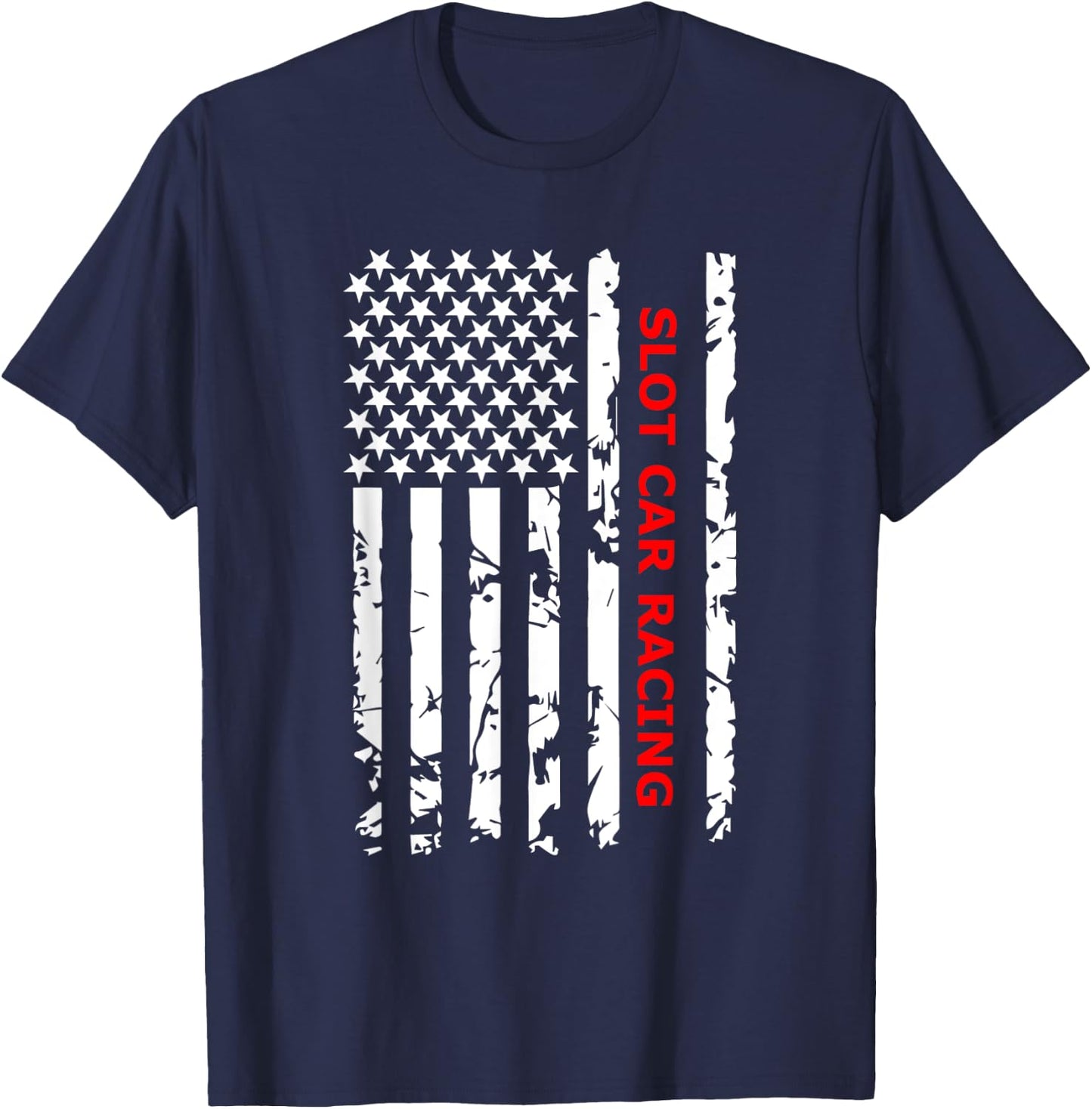 Slot Car Racing T-Shirt - T-Shirt | Navy