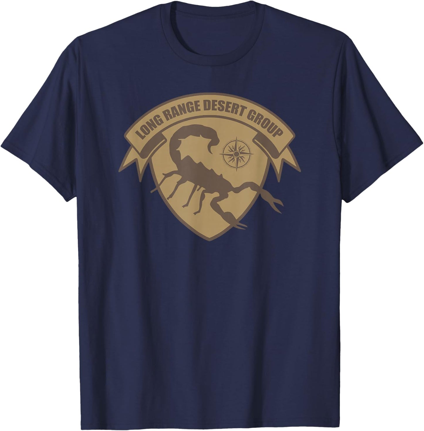 British Special Forces : Long Range Desert Group LRDG T-Shirt - T-Shirt | Navy