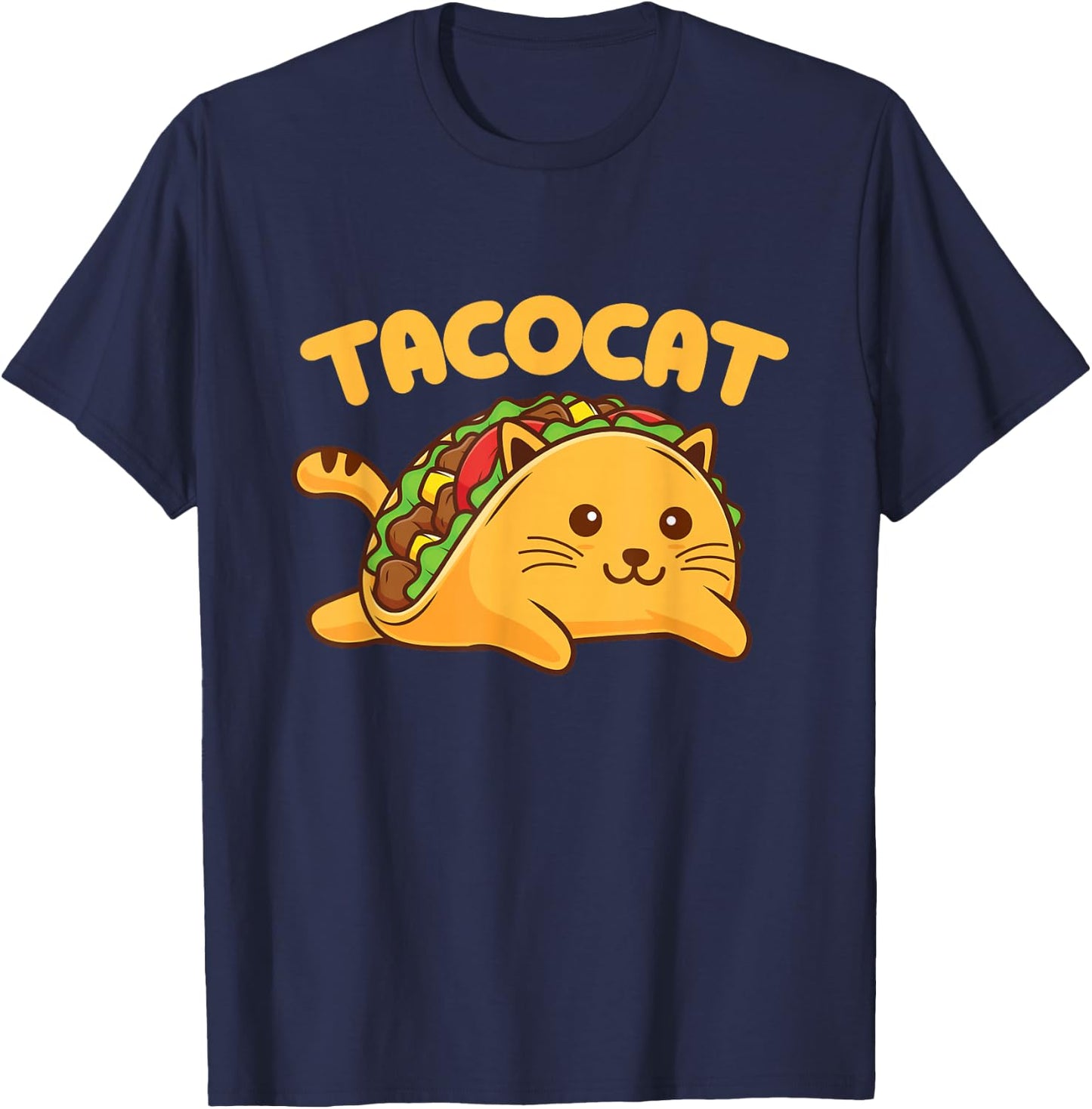 Tacocat - Taco Lover Mexican Food Taco Tuesday T-Shirt - T-Shirt | Navy