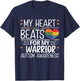 Mom Autism Awareness Month T-Shirt - T-Shirt | Navy