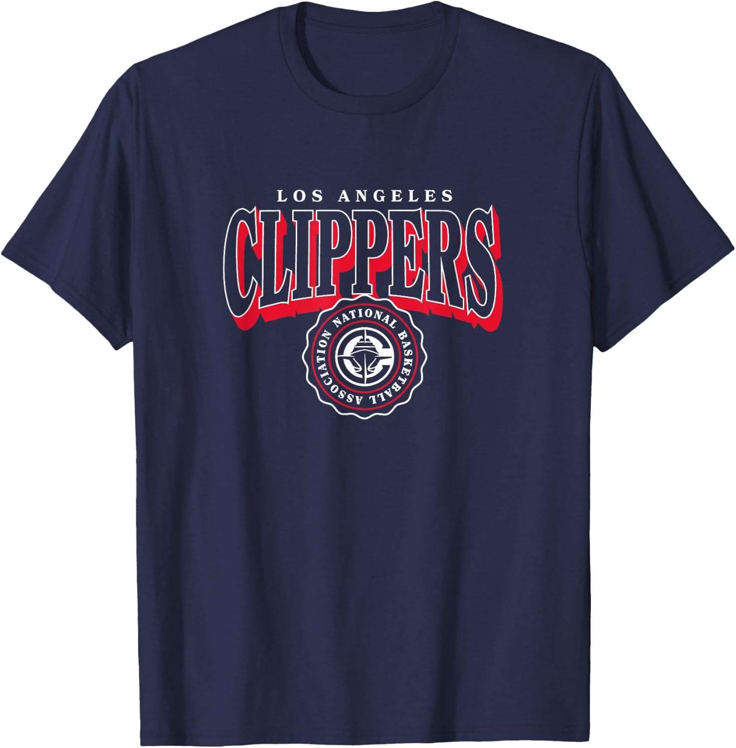 NBA - Los Angeles Clippers Arched Crest T-Shirt - T-Shirt | Navy