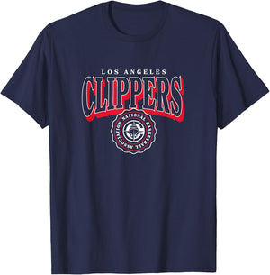 NBA - Los Angeles Clippers Arched Crest T-Shirt - T-Shirt | Navy