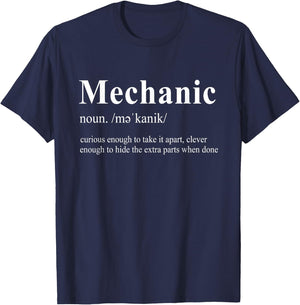 Mechanic Funny - Curious Enough To Take It Apart T-Shirt - T-Shirt | Navy