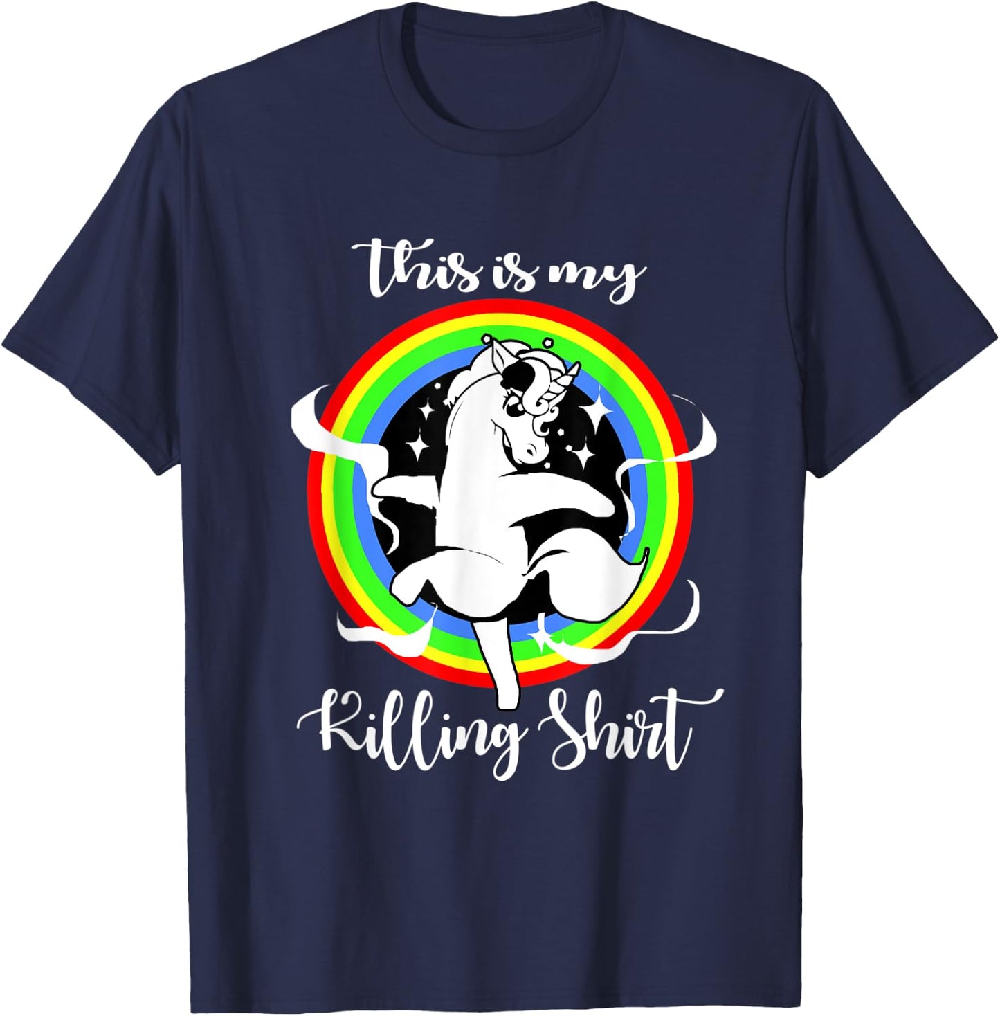 Unicorn This Is My Killing T-Shirt - T-Shirt | Navy