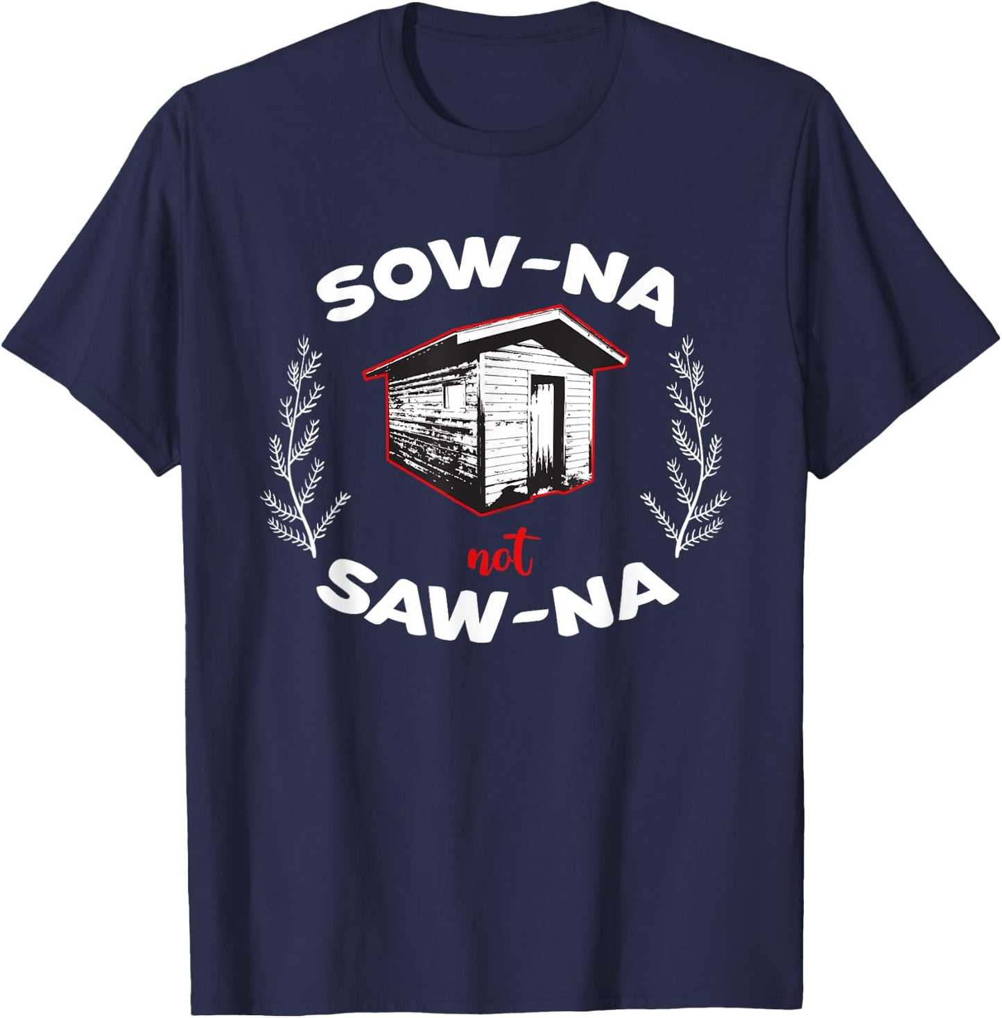 How to Pronounce Sauna Gifts for Yoopers/Finns T-Shirt - T-Shirt | Navy