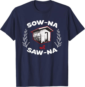 How to Pronounce Sauna Gifts for Yoopers/Finns T-Shirt - T-Shirt | Navy