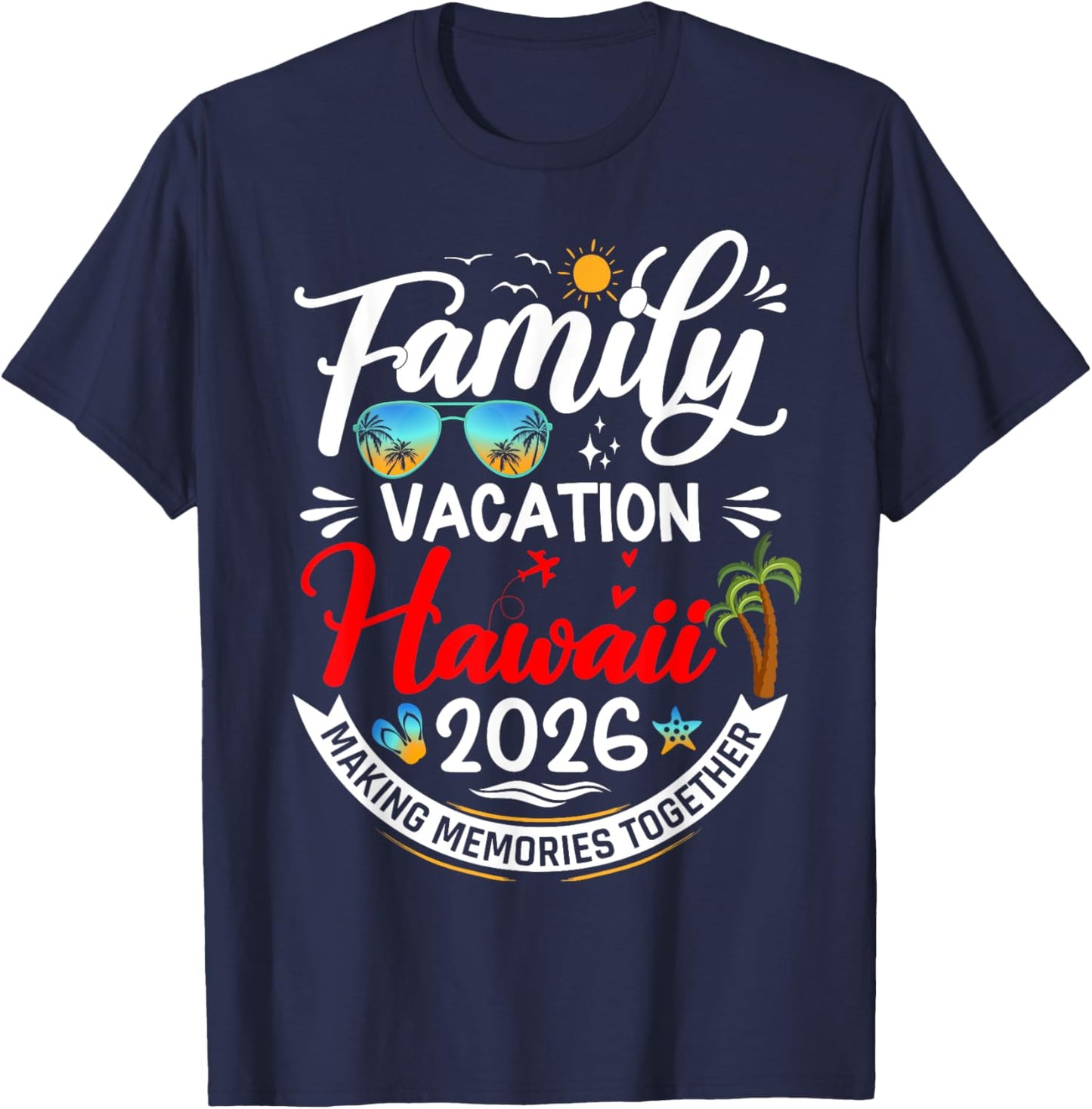 Vacation 2026 T-Shirt - T-Shirt | Navy