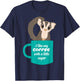 Sugar Glider Gift Sugar Glider and Coffee Lovers T-Shirt - T-Shirt | Navy