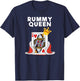 Rummy - Funny Rummy Queen T-Shirt - T-Shirt | Navy