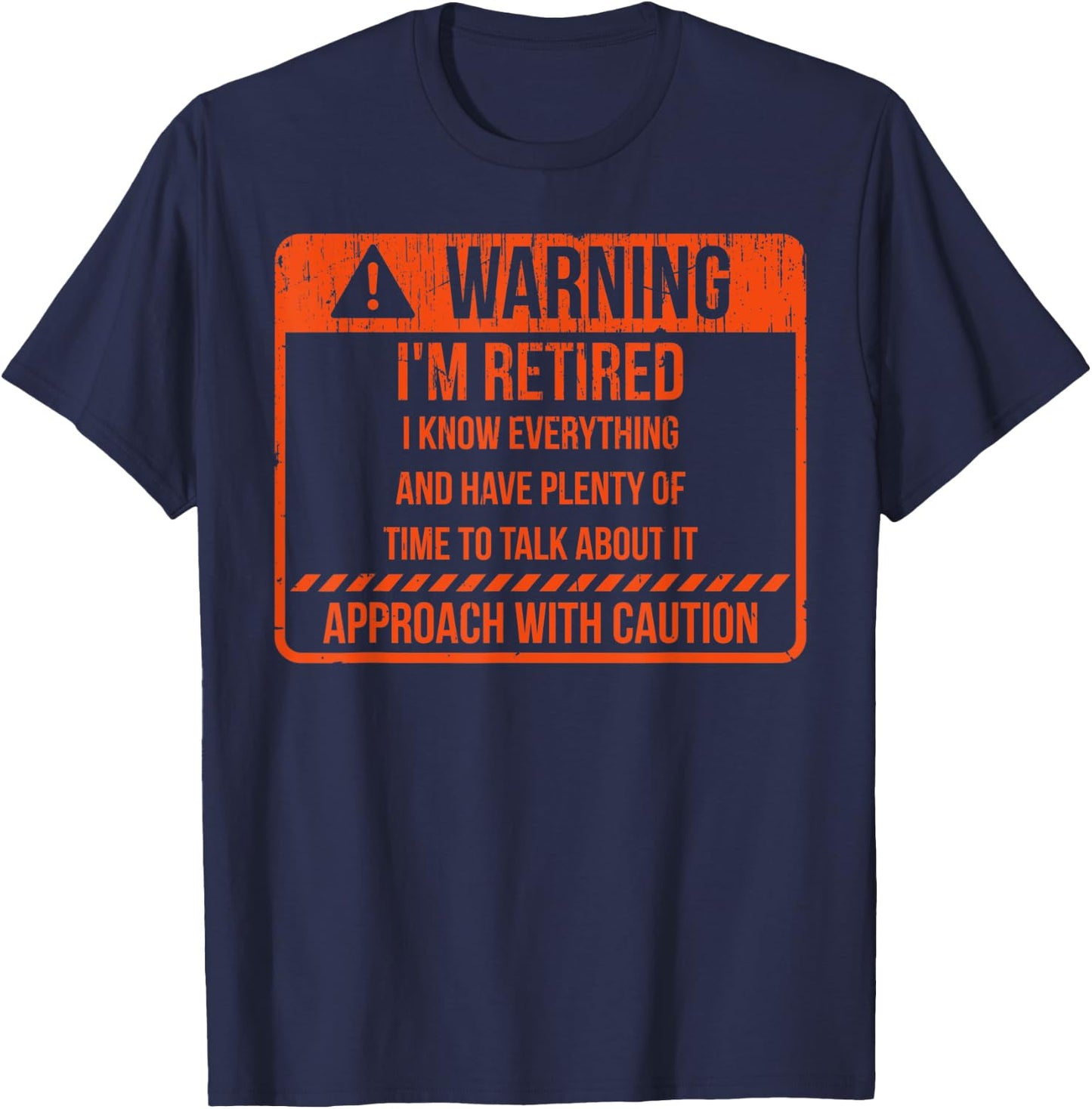 Im Retired Not Expired Retirement Plan Retiree Saying Print T-Shirt - T-Shirt | Navy