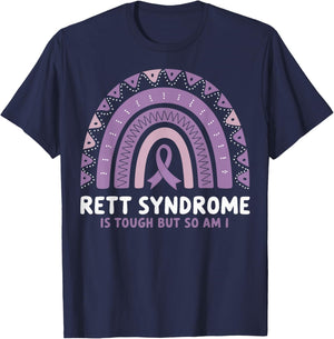 Rett Syndrome Is Tough But So Am I T-Shirt - T-Shirt | Navy