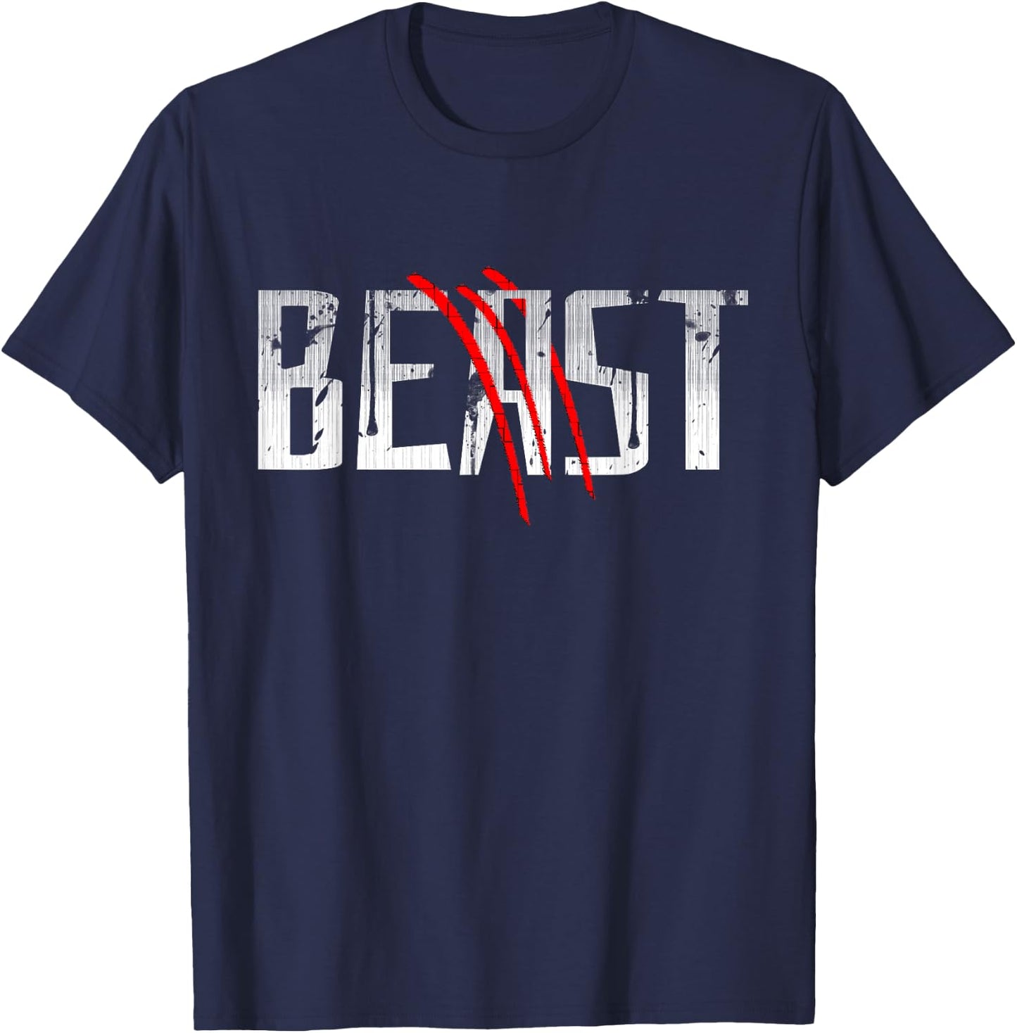 Her Beauty and His Beast Matching Couples Shirts T-Shirt - T-Shirt | Navy