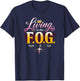 Living in the F.O.G. with a Crown T-Shirt - T-Shirt | Navy