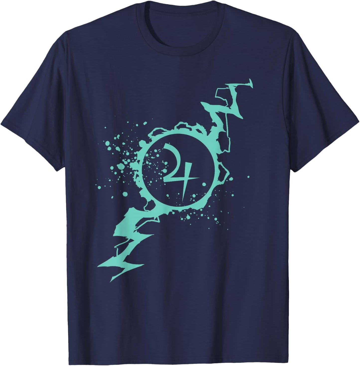 Zeus Sailor Thunder Cyclone Jupiter symbol Japanese Anime FX T-Shirt - T-Shirt | Navy