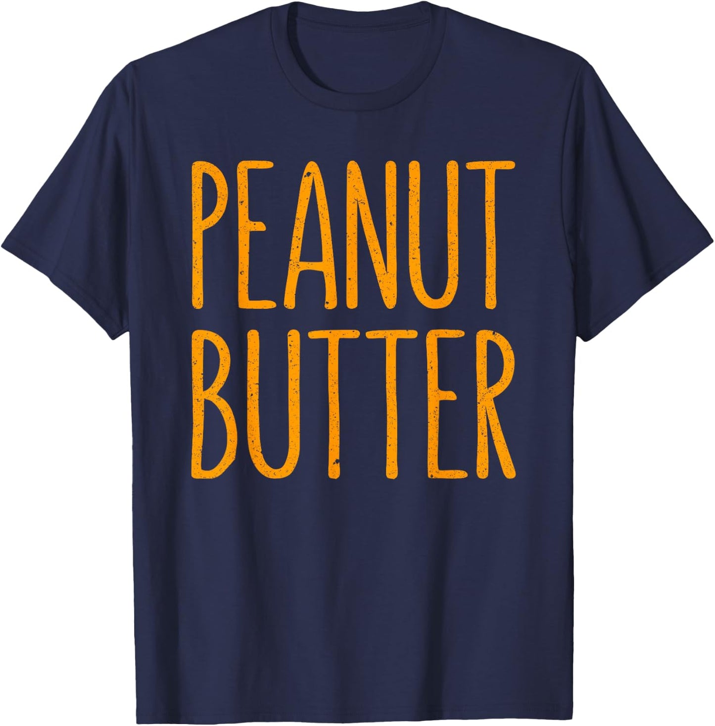 Peanut Butter Shirt Adult Kids Matching Jelly Costume T-Shirt - T-Shirt | Navy