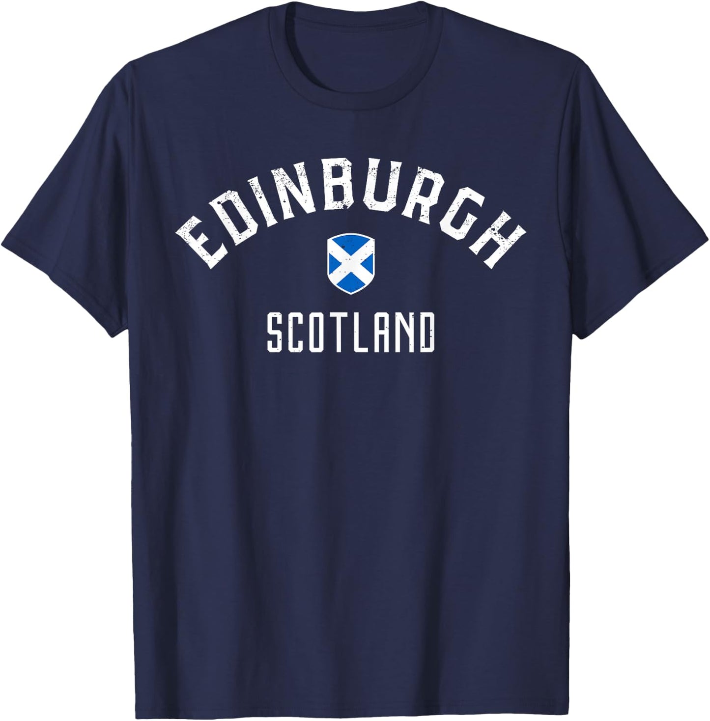 Edinburgh Scotland T-Shirt - T-Shirt | Navy