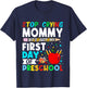 Kids Preschool Stop Crying Mommy Just My First Day Of Preschool T-Shirt - T-Shirt | Navy