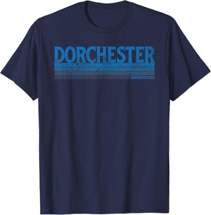 Vintage 1980s Boston MA Neighborhood of Dorchester T Shirt T-Shirt - T-Shirt | Navy
