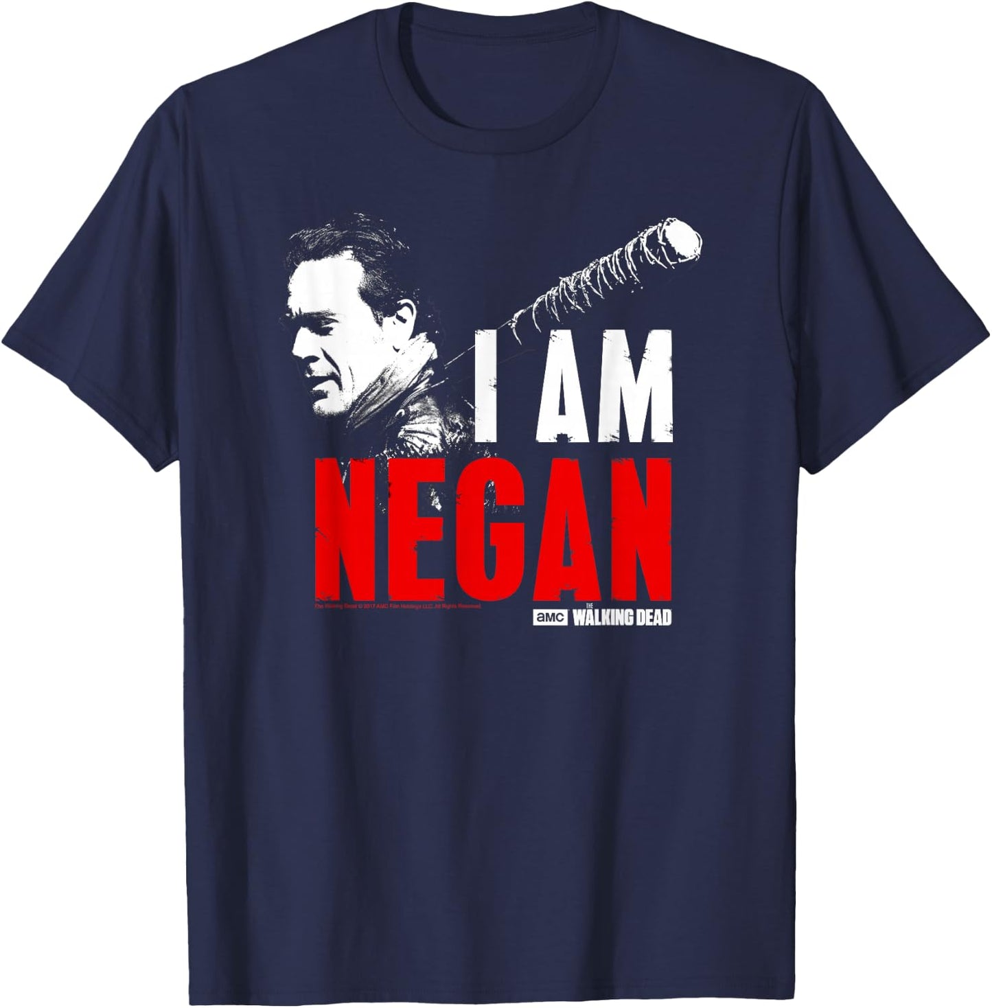 The Walking Dead I Am Negan T-Shirt - T-Shirt | Navy