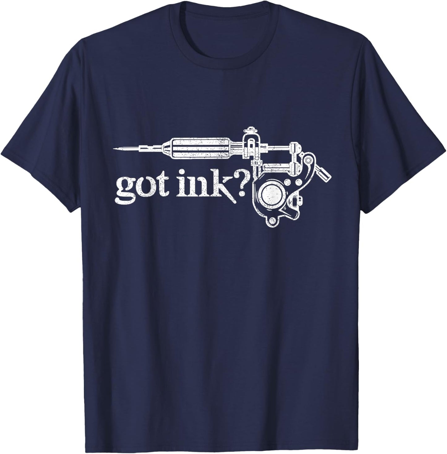 Tattoo Shirt - Got Ink ? Tattoo Gun Artist Inked Gift T-Shirt - T-Shirt | Navy