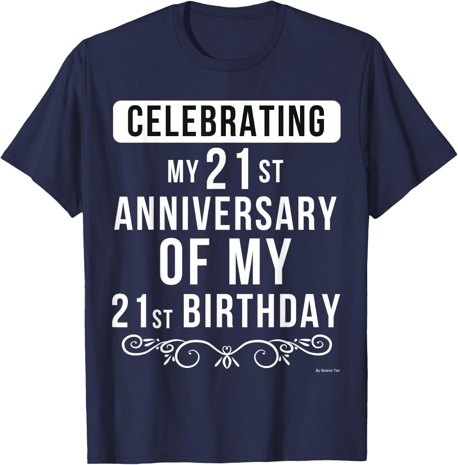 Funny 42nd Birthday Shirt for 42 Year Old T-Shirt - T-Shirt | Navy