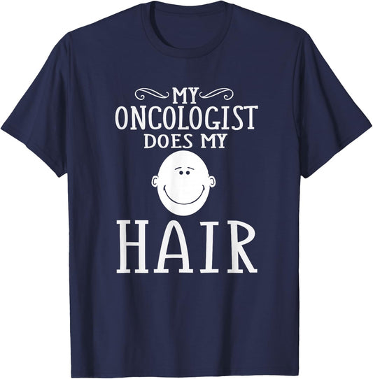 Funny Chemo Remission Cancer Survivor Fighter Quote Prize T-Shirt - T-Shirt | Navy
