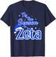 Tis The Season To Be ZetA-Christmas Santa Hat Xmas Women Men T-Shirt - T-Shirt | Navy