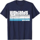 Highlands North Carolina NC Blue Ridge Mountains Winter T-Shirt - T-Shirt | Navy